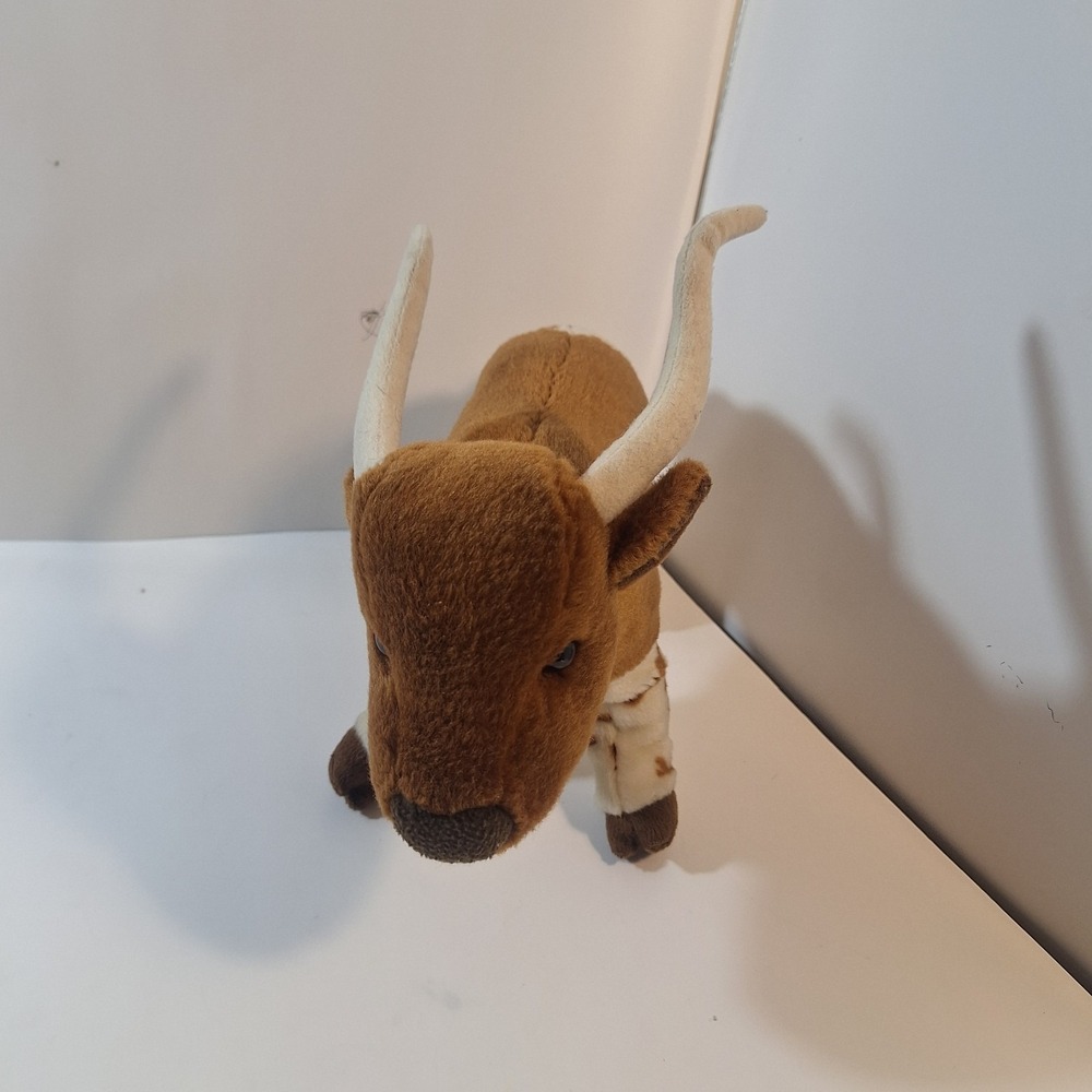 ZEB the LONGHORN STEER by Douglas‎ Cuddle 13" stuffed plush animal Texas Cow*